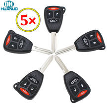 5pcs/lot 3+1 Buttons Remote Key Shell CASE FOB for Chrysler for Dodge Caliber Dakota Durango Magnum Nitro Ram big buttons 2024 - buy cheap