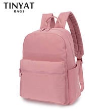 TINYAT unisex backpack school bags for girls waterproof oxford large school backpack for teenagers school children fashion black 2024 - buy cheap