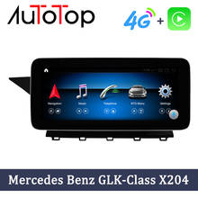 Autotop glk x204 android 10 carro autoradio navegação gps para mercedes benz glk classe x204 2008-2015 multimídia jogador 4g carplay 2024 - compre barato