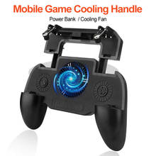 Six Finger Mobile Game Controller Shooting Free Fire Key Button Gamepad Controller Game Gamepad with Cooler Cooling Fan 2024 - buy cheap