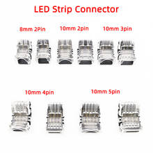 2 uds RGB LED tira conector 4 Pin 5050,10mm colorido LED cinta luz conector para impermeable IP65 tira para el uso del cable 2024 - compra barato