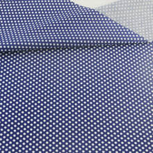1 Piece Printed Plaid White Dots Design 100% Blue Cotton Fabric Pre-cut Fat Quarter Tissue Cloth Patchwork Clot Telas Tecido CM 2024 - buy cheap