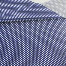 1 Unidades Impreso Plaid Diseño de Puntos Blancos 100% Algodón Azul tela pre-cortadas de Retazos de Tela de Tejido de Grasa Quarter Coágulo Telas Tecido CM 2024 - compra barato