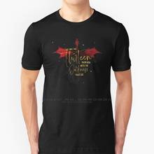 Camiseta de "We Are The Thirteen", 100% algodón puro, talla grande, trono de vidrio, Sara J Maas Manon, The Thirteen Wyvern, Sjm Tog Books Ya 2024 - compra barato