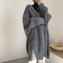 XIKOI Fashion Long Cardigan Women 2021 Fashion Harajuku Loose Knit Sweater Women Casual  d Jacket Coat Autumn Winter 2024 - buy cheap