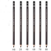 STAEDTLER-lápices de barra negra HB 2B 4B 6B 7B 8B, 6 unids/lote 2024 - compra barato