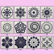 12pcs Mandala Dotting Tools Templates Stencil Set for DIY Painting Scrapbook Coloring  Drawing Drafting Art Craft Projects Decor 2024 - buy cheap