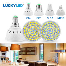 LUCKYLED Led Bulb 220v 110v E27 E14 MR16 (GU5.3)  GU10 Led Lamp Lampada Spotlight Bulb 2835SMD Led Light Bulb 2024 - buy cheap