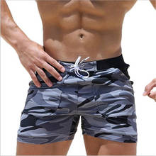 Men's Swimming Trunks Summer Swimming Fitness Shorts Men's Fashion Sports Beachwear Quick-drying Stretch Beach Pants 2024 - buy cheap