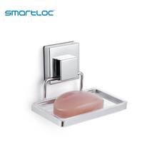 smartloc Vacuum Suction Iron Wall Mounted Soap Dish Drain Dispenser Bathroom Accessories Organizer Bath Shower Storage Container 2024 - buy cheap