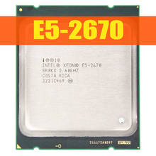 Процессор Xeon E5-2670 2,60 ГГц, 8-ядерный, 8,00 ГГц, 20 МБ, 115 ГТ/с, ЦП QPI TDP 2011 Вт, LGA 100%, нормальная работа 2024 - купить недорого
