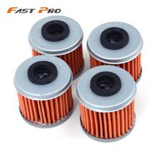 Motorcycle 4pcs Engine Oil Filters For Honda CRF150R CRF250R CRF250X CRF450R CRF450X TRX450ER TRX450R CRF 150 250 450 R X CRF450 2024 - buy cheap