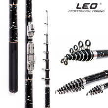 LEO Portable Rock 1.8M 2.1M 2.4M 2.7M 3.0M 3.6M Carp Rod Telescopic Sea Fishing Rod Spinning Rod Mini Carbon Fiber Ultralight 2024 - buy cheap