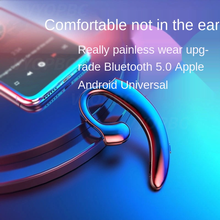Auriculares inalámbricos con Bluetooth 5,0, audífonos estéreo manos libres para llamadas, audífonos de negocios con micrófono para todos los teléfonos inteligentes 2024 - compra barato