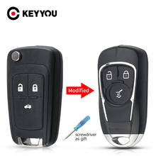 KEYYOU 3 Buttons Modified Car Key Case For Chevrolet Cruze Epica Lova Camaro Impala For Opel Insignia Astra J Zafira HU100 Blade 2024 - buy cheap