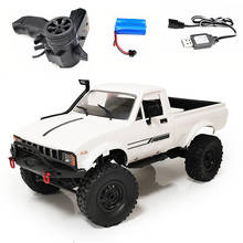 Newwst WPL C24 Upgrade C24-1 1:16 RC Car 4WD Radio Control Off-Road Mini Car RTR KIT Rock Crawler Electric Buggy Moving Machine 2024 - buy cheap