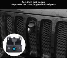 Grelhas do carro fechaduras capa para jeep wrangler jl 2018 capô do carro trava trava kit de bloqueio para jeep jl wrangler 2019 acessórios do carro 2024 - compre barato