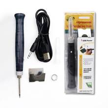 NEW Mini Portable USB 5V 8W Electric Powered Soldering Iron Pen/Tip Touch Switch Adjustable Electric Soldering Iron Tools 2024 - buy cheap