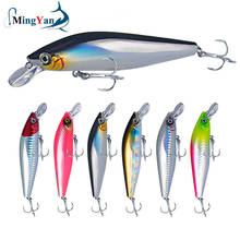 Señuelo de Pesca de 11cm, 11/15g, cebo Artificial Crankbait, ojos 3D, aparejos Wobblers de plástico, sistema de mosca muerta de lanzamiento lejano, 1 ud. 2024 - compra barato