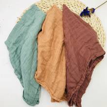 Manta de muselina de tela de bambú para eructar, pañal para bebé, calidad mejor que la manta multiusos de algodón orgánico, 60x60cm 2024 - compra barato