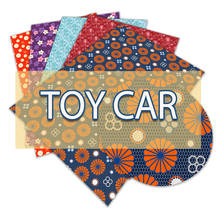 Synthetic Leather Fabric Cartoon Car Movie Faux Leather for DIY Women Sewing Material 22*30cm 2024 - buy cheap