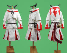Игра Final Fantasy XIV Белый Маг костюмы для косплея Милая равномерное платье полный набор «унисекс» Одежда для ролевых игр изготовленные по индивидуальному заказу любые Размеры 2024 - купить недорого