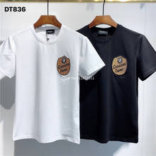 Men Italy brand T-shirt Tops  Cotton Summer short sleeve Tshirt Crew Neck solid Tee Shirt Clothes men clothing 3xl 2024 - buy cheap