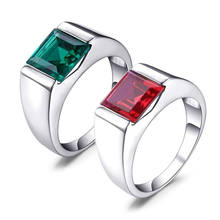 New Trendy Bohemian Geometric Crystal Inlaid Ring Men's Ring Fashion Crystal Inlaid Metal Ring Accessories Party Jewelry 2024 - buy cheap
