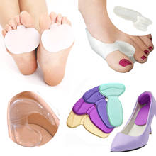 1/2/3 par bunion corrector silicone salto alto sapato almofada antepé palmilhas dedo do pé separador alisador polegar ajustador ferramenta de cuidados com os pés 2024 - compre barato