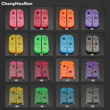 Chenghaoran-conjunto de capa de proteção plástica para nintendo switch ns, conjunto de botões para substituição, plástico transparente 2024 - compre barato