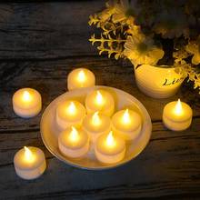 Flameless LED Candles Battery Operated Tea Lights Candles Long Lasting Tealight for Wedding Holiday Party Home Decoration 2024 - buy cheap
