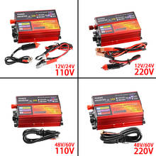 12V 220V 3000W Peak Voltage Solar Inverter Converter Transformer DC 12V&24V 48V&60V To AC 110V/220V Auto Adapt Car Inverters 2024 - buy cheap