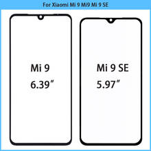 Новый сенсорный экран для Xiaomi Mi 9 Mi9 внешняя Сенсорная панель стеклянная линза для Xiaomi Mi 9 SE Mi9SE Сменное Переднее стекло ЖК-дисплея 2024 - купить недорого