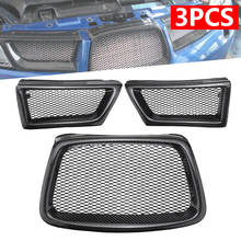 3pcs High Quality Carbon Fiber Front Mesh Grille W28012 For Subaru Impreza WRX STi 9th 2006-2007 2024 - buy cheap