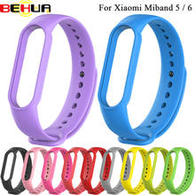 Colorful Silicone Straps For Mi Band 5 6 Smart Bracelet Sport Wristband Replacement Strap For Xiaomi Miband 6 Correa Accessories 2024 - buy cheap