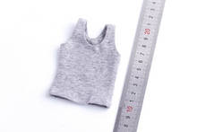 1/6 масштаб мужской солдат серый жилет футболка для 12 в фигурку мужской модели тела 2024 - купить недорого