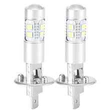 2Pcs H1 LED Headlight Auto Bulbs 1800 LM 6000K White Super Bright Car Headlight 12V-28V Waterproof Dustproof Headlight Fog Light 2024 - buy cheap