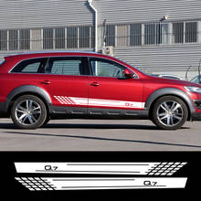 For Audi Q7 4M 4L Car Sticker Vinyl Film Auto Long Side Stylish Decals Decoration Tuning Styling DIY Automobiles Car Accessories 2024 - buy cheap