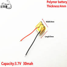 3.7V,30mAH,400909 PLIB; polymer lithium ion / Li-ion battery for GPS,mp3,mp4,mp5,dvd,bluetooth,model toy mobile bluetooth 2024 - buy cheap