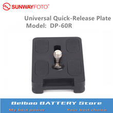 Sunwayfoto-tripé universal com placa de liberação rápida para câmera dslr, modelo profissional de alumínio 2024 - compre barato