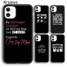 Krajews Cavalier King Charles Spaniel Phone Case Cover For iPhone 5s SE 6s 7 8 plus X XS XR 11 12 13 pro max Samsung S8 S9 S10 2024 - buy cheap