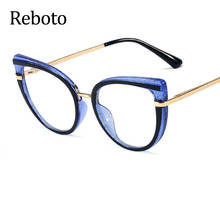 Clear Eyeglass Frames Glasses Women Fashion Sexy Cat Eye Luxury Brand Glasses Woman Fashion Computer Eyewear Classic 2024 - buy cheap