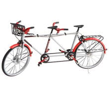 1:10 литой гоночный тандемный велосипед Коллекция игрушек для детей красный 2024 - купить недорого