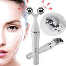 Facial electric Vibration Roller eye Massager relax Anti-aging Instrument Removal Wrinkle Device Slimming Face Skin Care tool 2024 - buy cheap