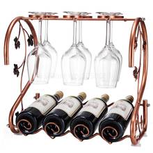 Wine rack Creative wine Upside down wine rack fashion home wine rack hanging glass Multi bottle rack 2024 - buy cheap