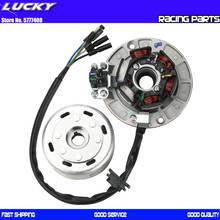 12V AC Ignition Magneto Stator Flywheel kit With Light For  YX 140cc 150cc 160cc YINXIANG KAYO BSE SDG SSR Pitsterpro Dirt Bike 2024 - buy cheap