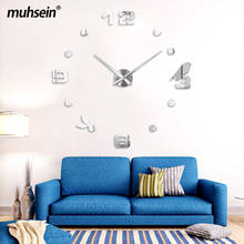 Muhsein-Reloj de pared para decoración del hogar, moderno, de oro, plata y negro, creativo, de cuarzo, para decorar el salón, 2021 2024 - compra barato