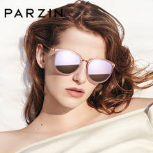 PARZIN-gafas De Sol polarizadas Vintage para mujer, lentes De Sol redondas De gran tamaño, TR90 2024 - compra barato
