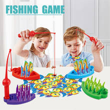 Kids Magnetic Fish Board Game Toy Set Educational Parent-child Interactive Battle Competition Fishing Games for Children Gifts 2024 - buy cheap