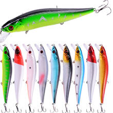 Señuelo de pesca Artificial, cebo duro de 112mm y 13,5g, Wobbler Crankbait, señuelo de Lucio con gancho triple, 1 unidad 2024 - compra barato